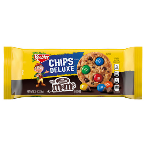 Keebler, Chips Deluxe Cookies M And M, 9.75 Oz (Case Of 12)