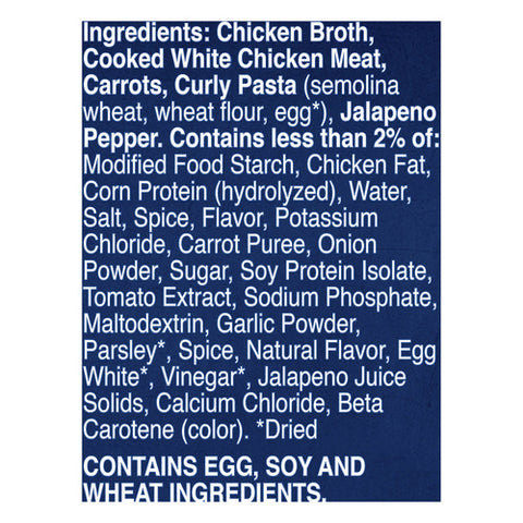 Progresso, Chicken Noodle Soup With Jalapeno Medium, 18.5 Oz (Case Of 12)