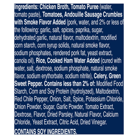 Progresso, Spicy Jambalaya Soup With Sausage And Ham Hot, 18.5 Oz (Case Of 12)