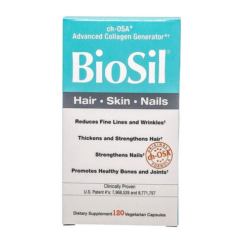 Biosil, Hair Skin Nails, 120 VegCaps
