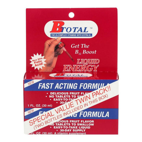 Sublingual, Sublingual B Total Energy Liquid, 2 oz