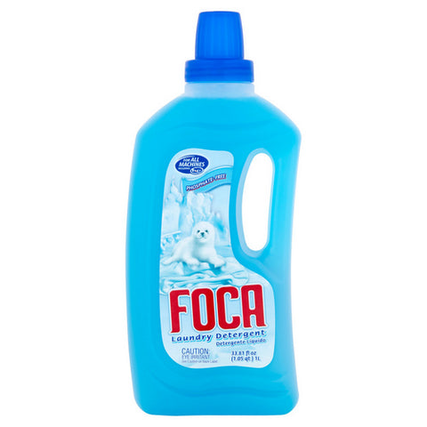 Foca, Phosphate Free Liquid Laundry Detergent, 33.8 Oz (Case Of 12)