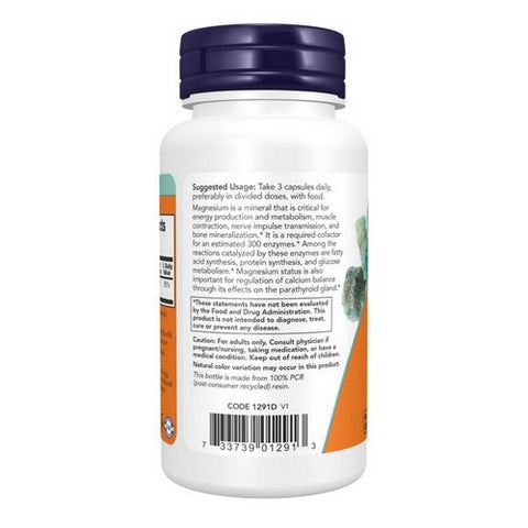 Now Foods, Magnesium Citrate, 60 Veggie Capsules