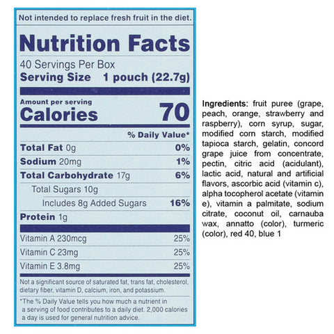 Welch's, Mixed Fruit Snacks Family Size, 32 Oz (Case Of 6)