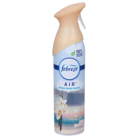 Febreze, Air Serene Vanilla Sunrise Air Freshener, 8.8 Oz (Case Of 6)