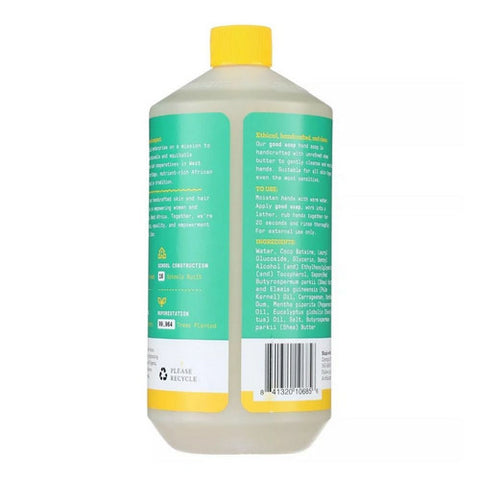 Alaffia, Alaffia Eucalyptus Mint Nourishing Hand Soap Refill, 32 Oz