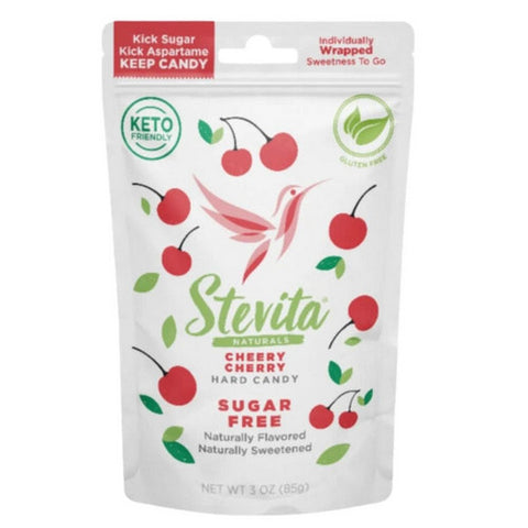 Stevita, Stevita Hard Candy Sugar Free Cherry, 3 Oz