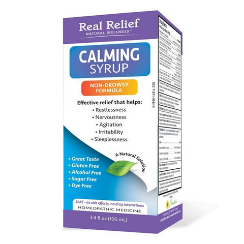 Homeolab, Real Relief Calming Syrup, 3.4 Oz