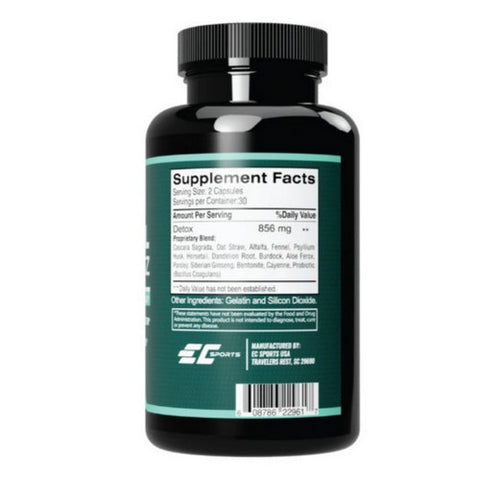 EC Sports, Detox Total Cleanz, 60 Capsules