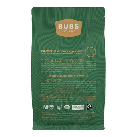 Bubs Naturals, Challenger Coffee Dark Roast Whole Bean, 12 Oz
