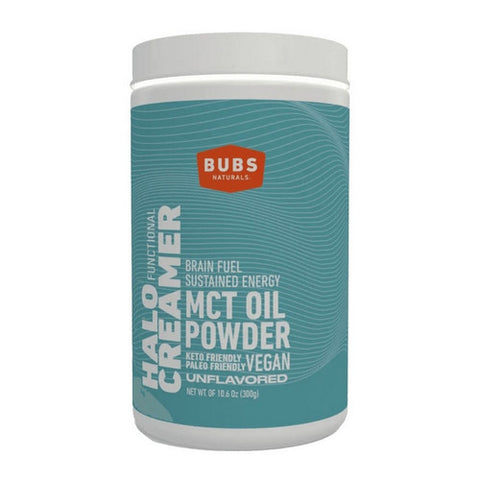 Bubs Naturals, MCT Oil Powder Vegan Halo Creamer, 10.6 Oz