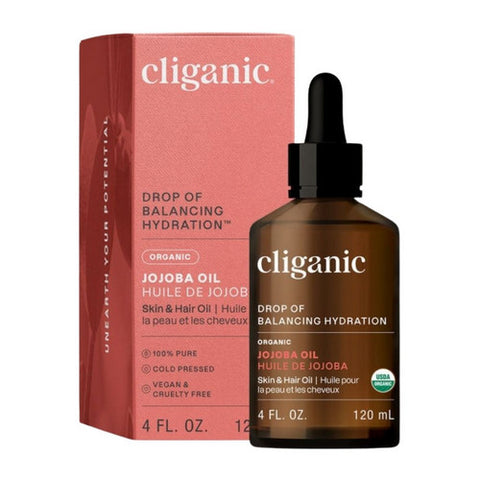 Cliganic, Organic Jojoba Oil, 4 Oz