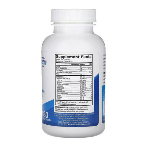 Houston Enzymes, Tri-Enza Chewable, 180 Tablets Houston Enzymes