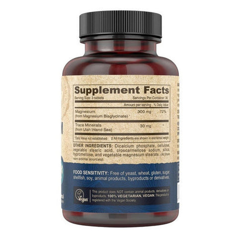 Deva Vegan Vitamins, Vegan Magnesium Glycinate With Trace Minerals, 90 Tablets Deva Vegan Vitamins