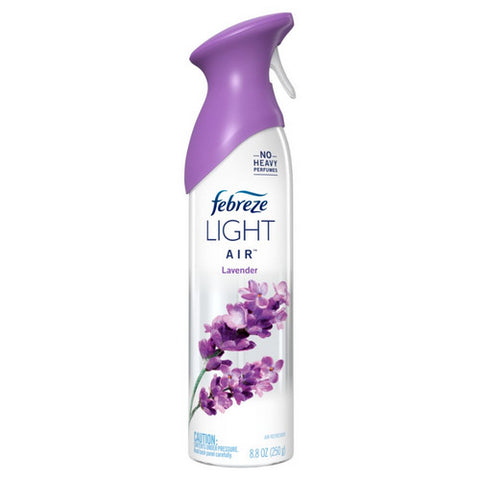 Febreze, Light Odor Eliminating Air Freshener Lavender Scent, 8.8 Oz (Case Of 6)