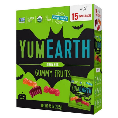 Yogi, Organic Halloween Gummy Fruits, 15 Packets Yogi