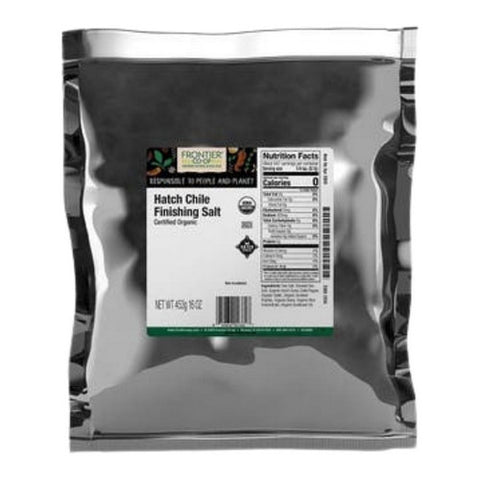 Frontier Coop, Organic Hatch Chile Finishing Salt, 1 Lb