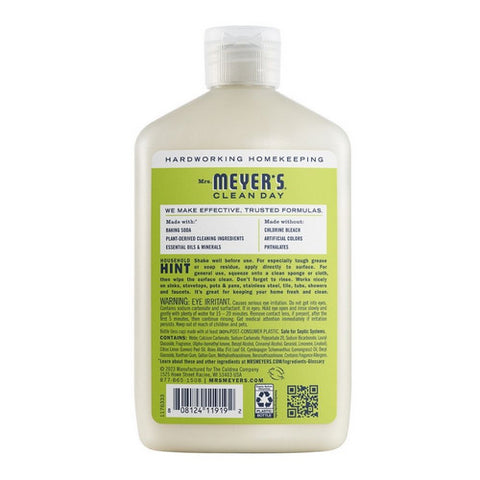Mrs. Meyers Clean Day, Lemon Verbena Baking Soda Cream Cleaner, 16 Oz
