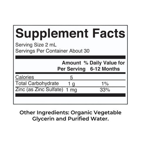 MaryRuth's, Organic Infant Ionic Zinc Liquid Drops, 2 Oz