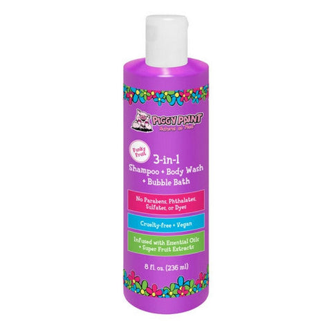 Piggy Paint, 3-In-1 Shampoo, Body Wash And Bubble Bath, 8 Oz Piggy Paint