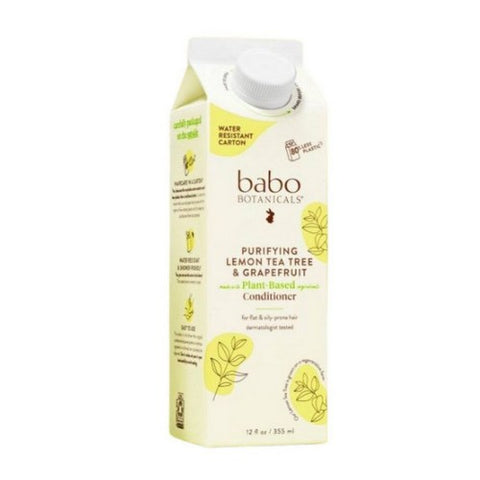Babo Botanicals, Tea Tree & Grapefruit Purifying Shampoo, 12 Oz