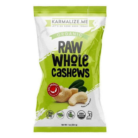 Karmalize.Me, Raw Whole Cashews, 1 Oz Karmalize.Me