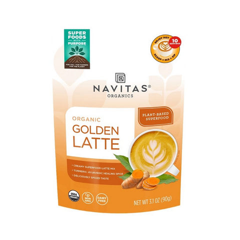 Navitas Organics, Organic Golden Latte, 3.1 Oz