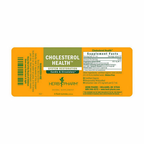 Herb Pharm, Cholesterol Health, 4 Oz Herb Pharm