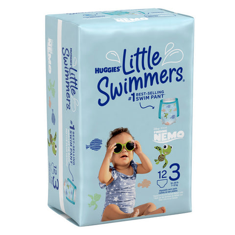 Huggies, Little Swimmers Swim Pants Size 3, 12 Count (Case Of 8)
