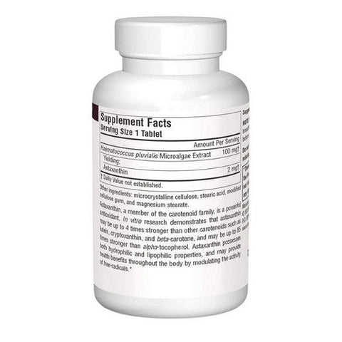 Source Naturals, Astaxanthin, 2 MG, 60 Tabs Source Naturals