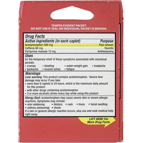 Midol, Complete Caplets Trial Size, 2 Count (Case Of 6)