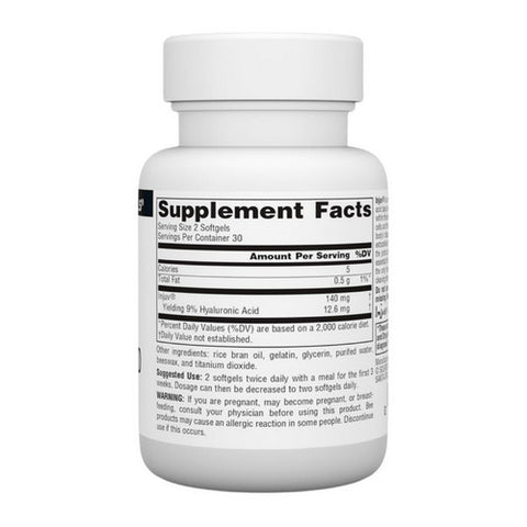 Source Naturals, Hyaluronic Acid, 70 MG, 60 Softgel