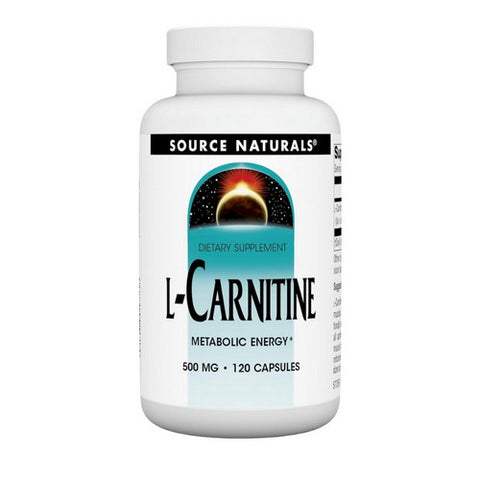 Source Naturals, L-Carnitine, 500 MG, 120 Caps
