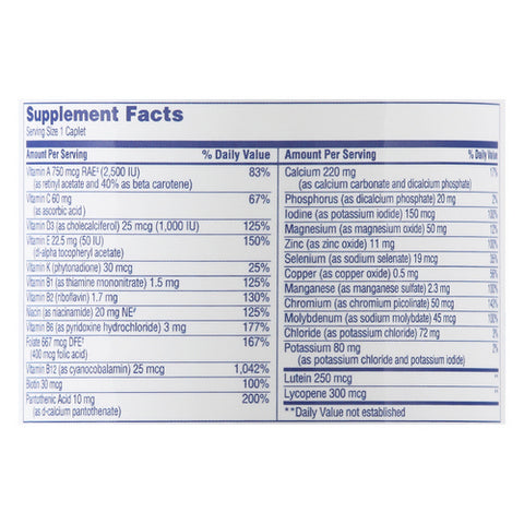 Equaline, Multivitamin 50+, 300 Count (Case Of 3)