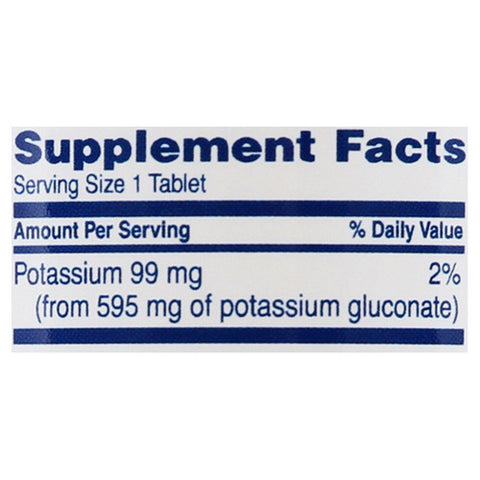 Equaline, Potassium, 99 Mg, 100 Count (Case Of 3)