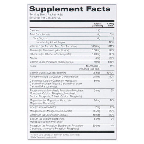 Equaline, Vitamin C Effervescent Orange Flavor, 30 Packets (Case Of 1)