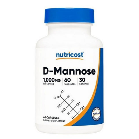 Nutricost, D-Mannose Capsules, 1000 Mg, 60 Count