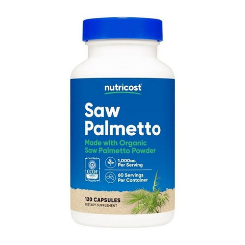 Nutricost, Saw Palmetto, 500 Mg, 120 Caps