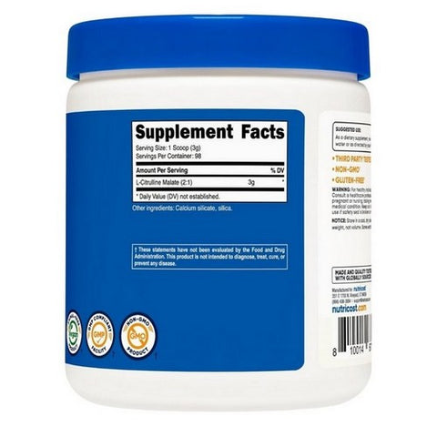 Nutricost, L-Citrulline Malate (2:1) Powder, 300 Grams