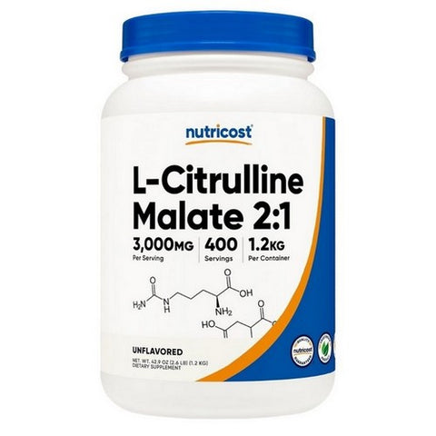 Nutricost, L-Citrulline Malate 2:1 Powder, 1.2 Kgs