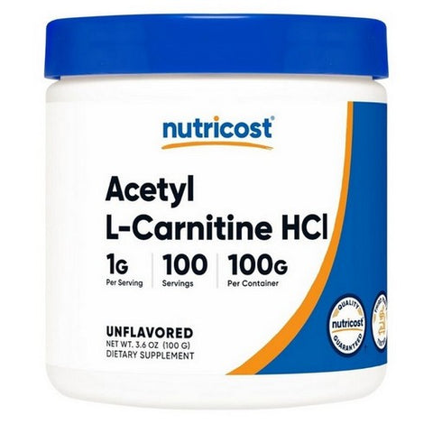 Nutricost, Acetyl L-Carnitine Powder, 100 Grams