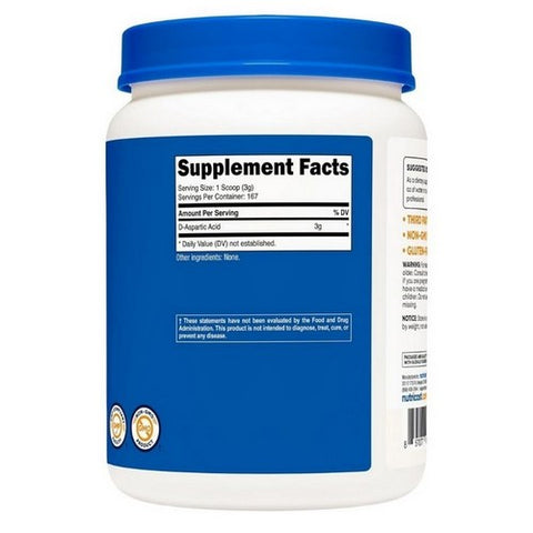 Nutricost, D-Aspartic Acid Powder, 500 Grams