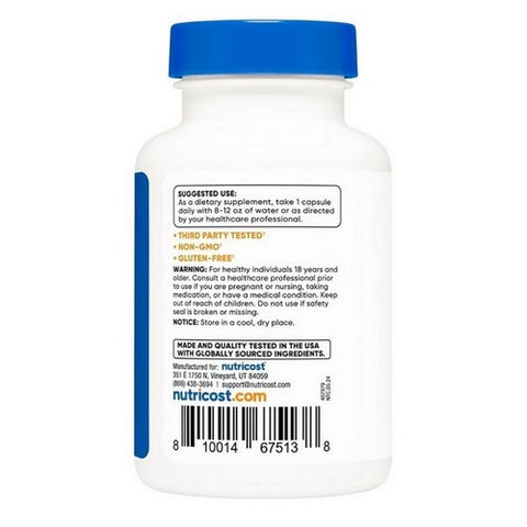 Nutricost, 5-HTP Capsules, 200 Mg, 60 Count