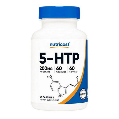 Nutricost, 5-HTP Capsules, 200 Mg, 60 Count