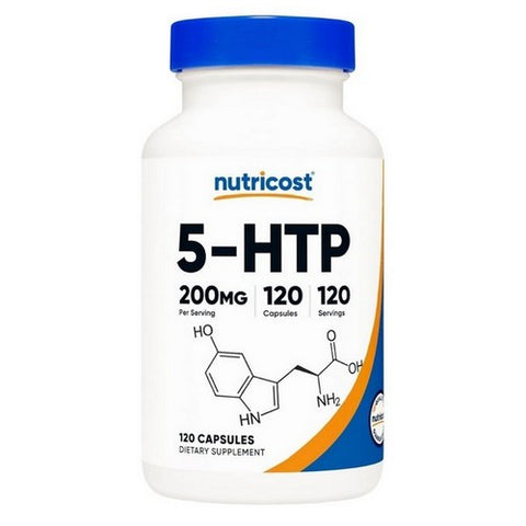 Nutricost, 5-HTP Capsules, 200 Mg, 120 Count