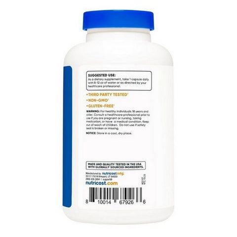 Nutricost, Horny Goat Weed Capsules, 600 Mg, 180 Count