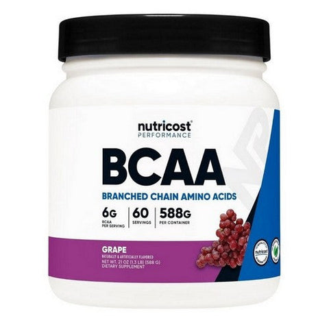 Nutricost, BCAA Powder Grape, 60 Servings Nutricost
