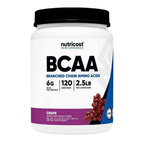 Nutricost, BCAA Powder Grape, 120 Servings Nutricost
