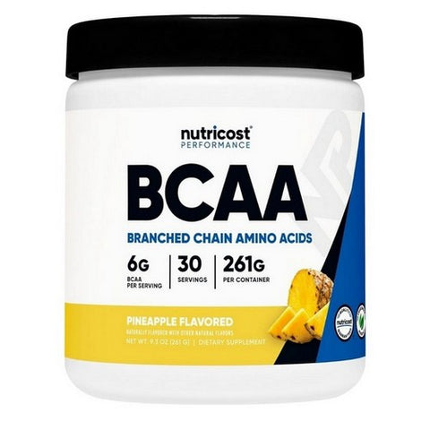 Nutricost, BCAA Powder Pineapple, 30 Serving