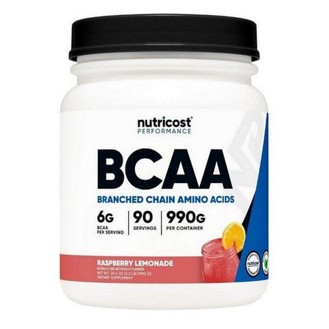 Nutricost, BCAA Powder Raspberry Lemonade, 90 Servings Nutricost